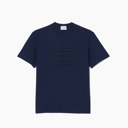 LACOSTE T-SHIRTS RELIEVE BLUE TH0794-166