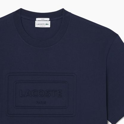 LACOSTE T-SHIRTS RELIEVE BLUE TH0794-166