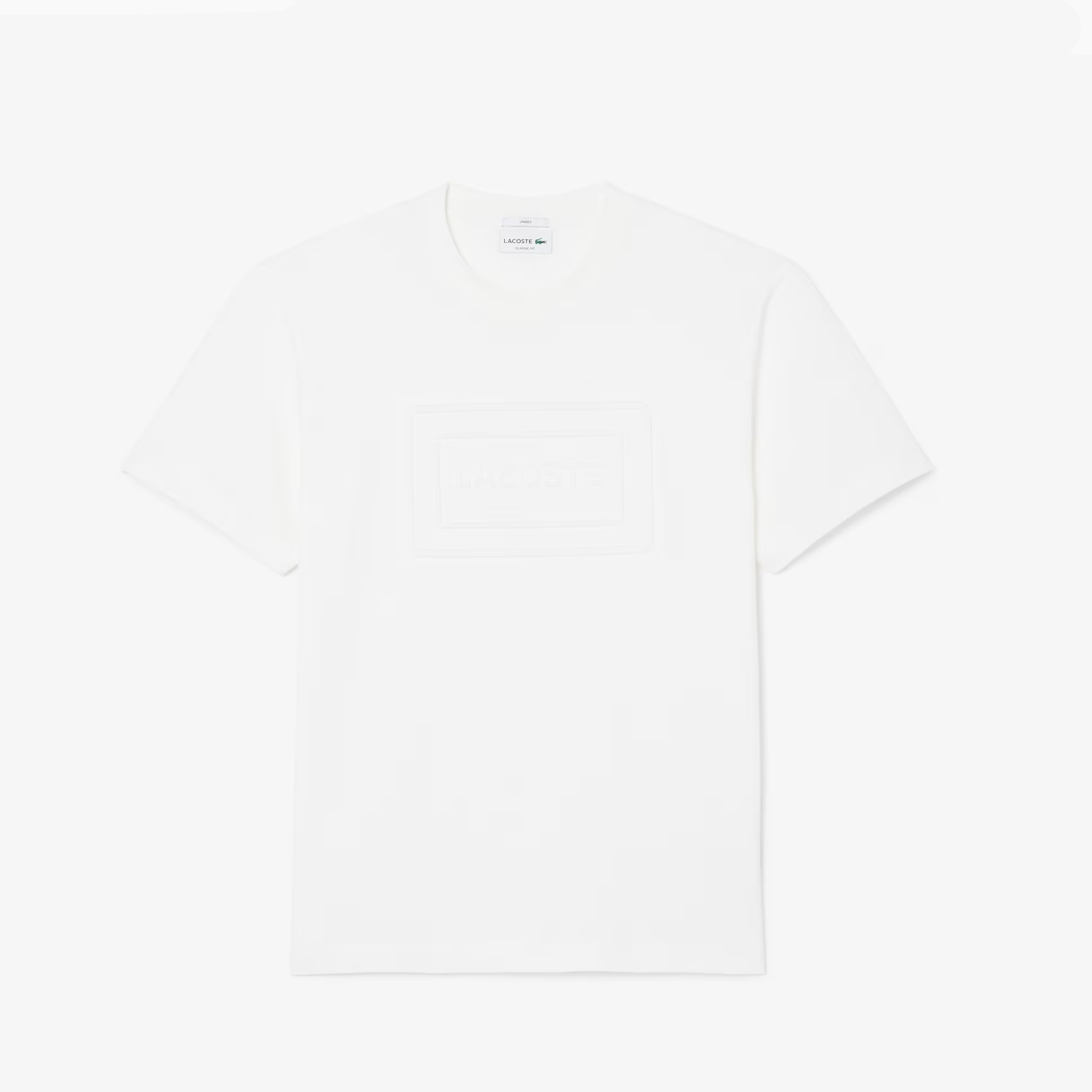 LACOSTE T-SHIRTS RELIEVE WHITE TH0794-70V