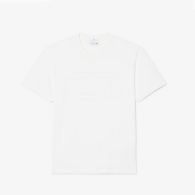 LACOSTE T-SHIRTS RELIEVE WHITE TH0794-70V
