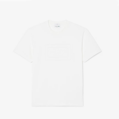 LACOSTE T-SHIRTS RELIEVE WHITE TH0794-70V
