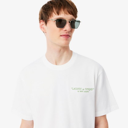 LACOSTE T-SHIRTS WHITE TH1425-001