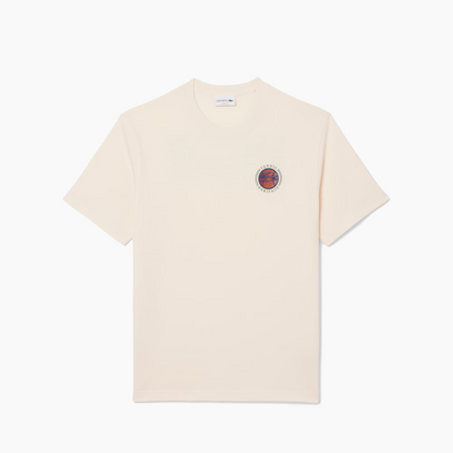 LACOSTE TEE-SHIRT TENNIS HERITAGE WHITE TH5903-XFJ