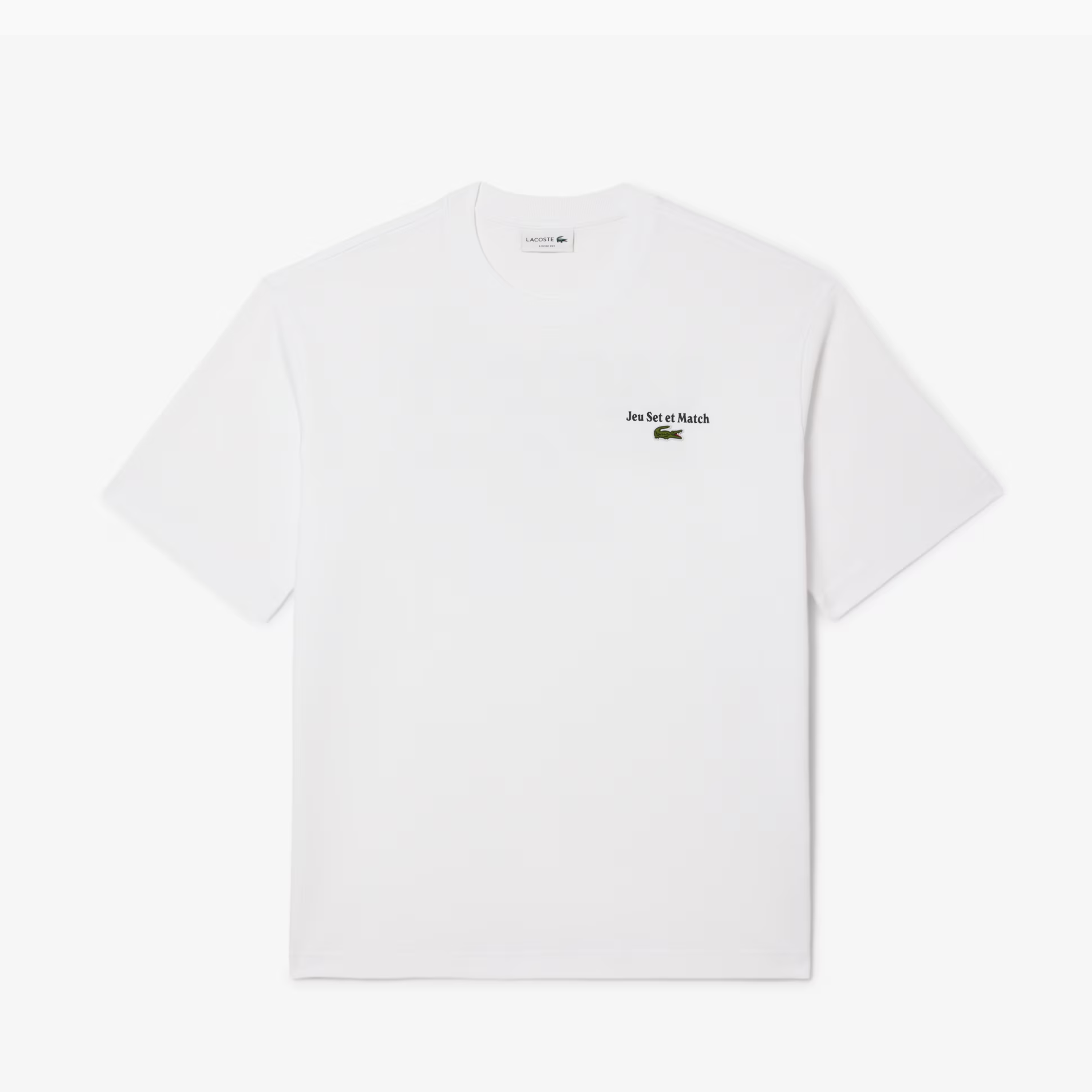 LACOSTE TEE LOOSE FIT BLANCO TH5950-001