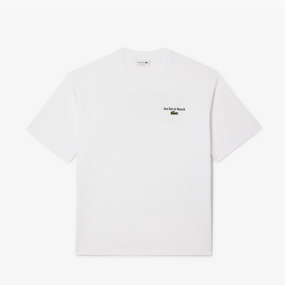 LACOSTE TEE LOOSE FIT BLANCO TH5950-001