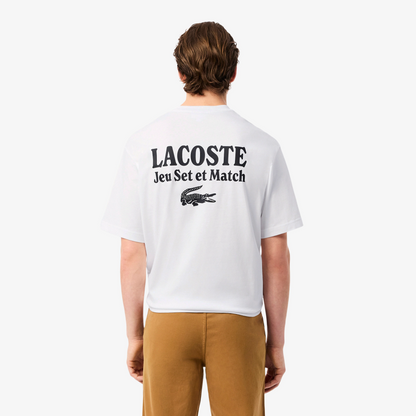 LACOSTE TEE LOOSE FIT BLANCO TH5950-001