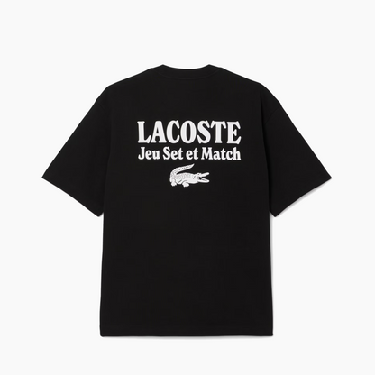 LACOSTE TEE LOOSE FIT NEGRO TH5950-031