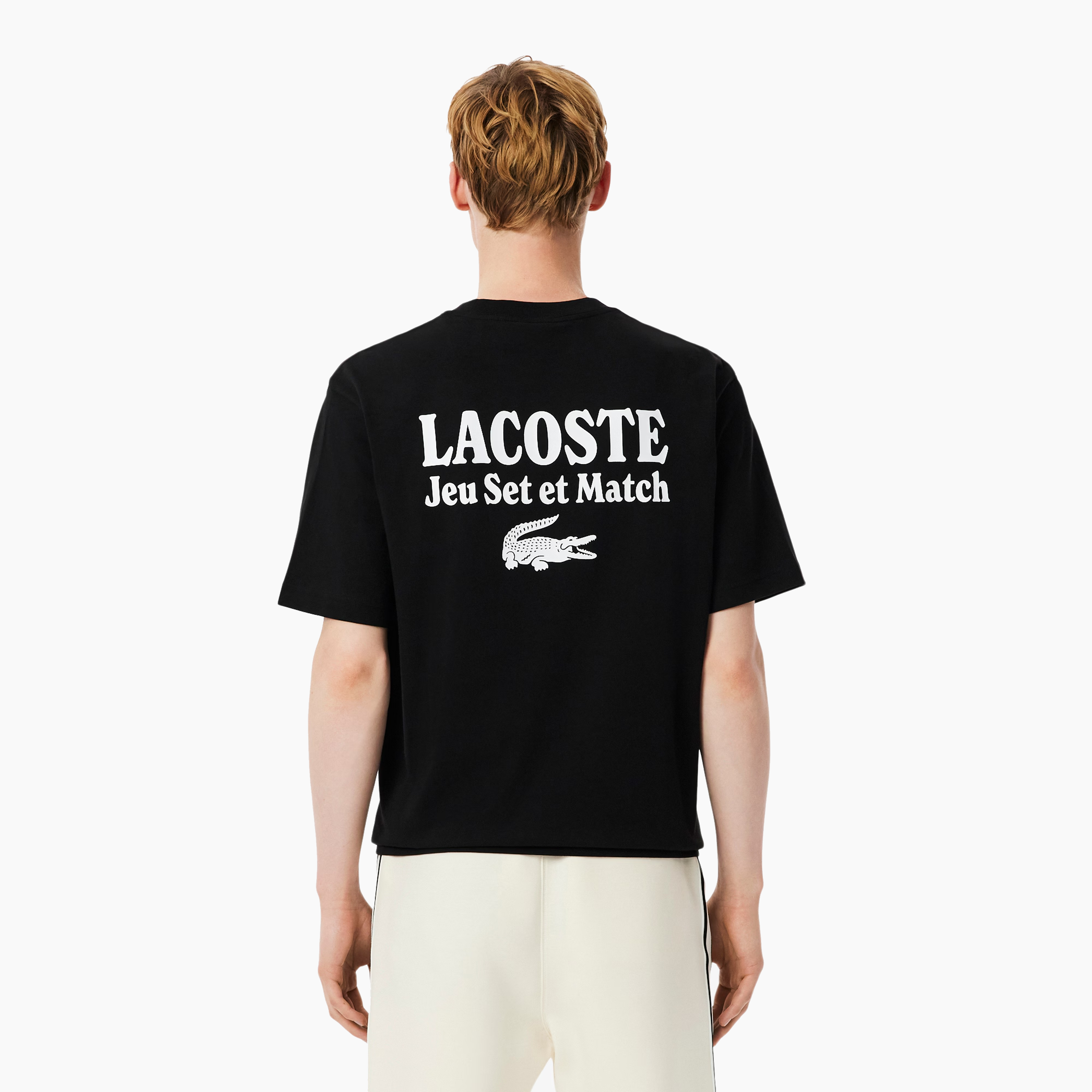 LACOSTE TEE LOOSE FIT NEGRO TH5950-031