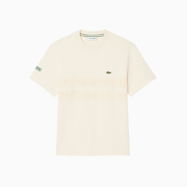 LACOSTE TEE SHIRT LAPLAND OFF WHITE TH9769-XFJ