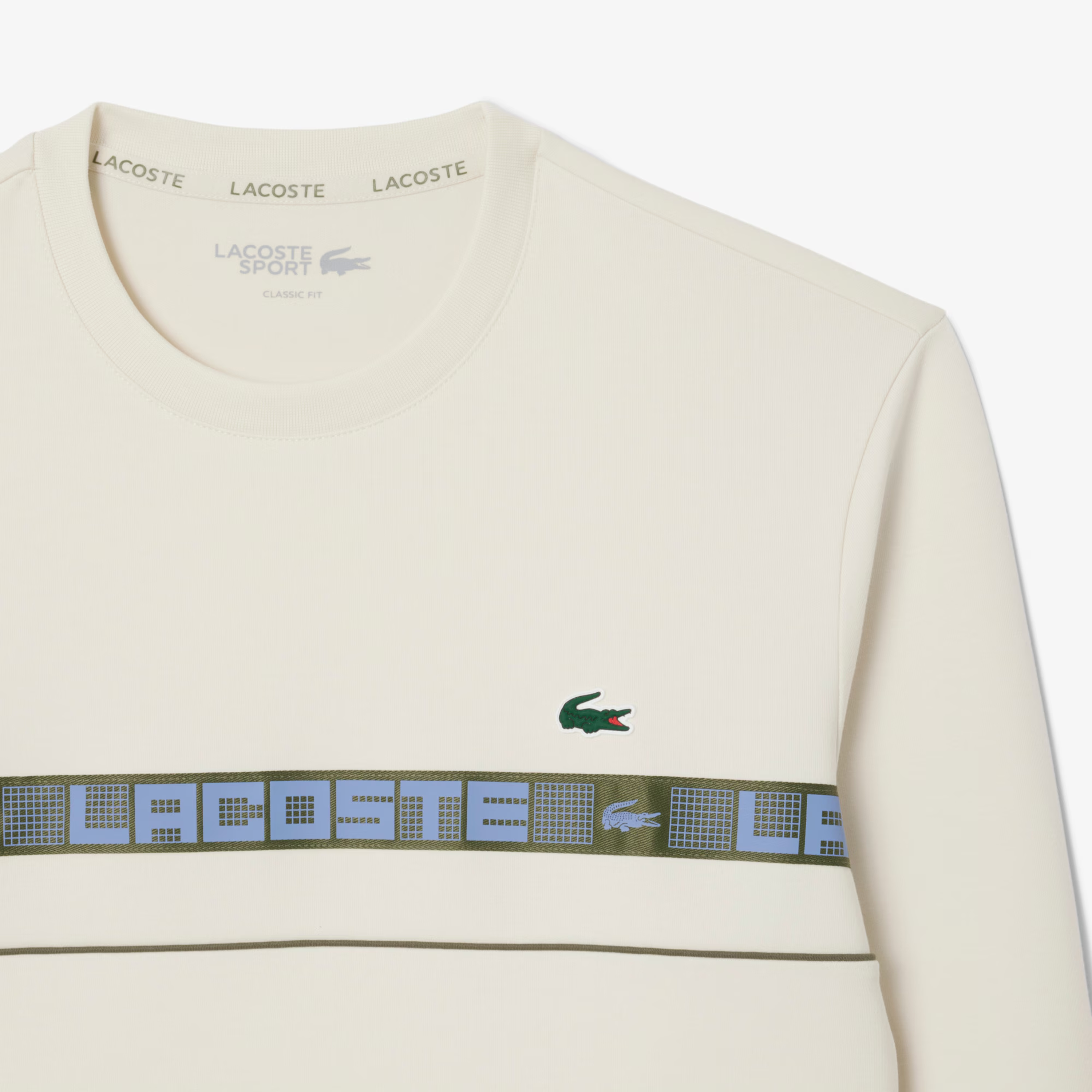 LACOSTE TENNIS STRIPES WHITE SH4767-XFJ