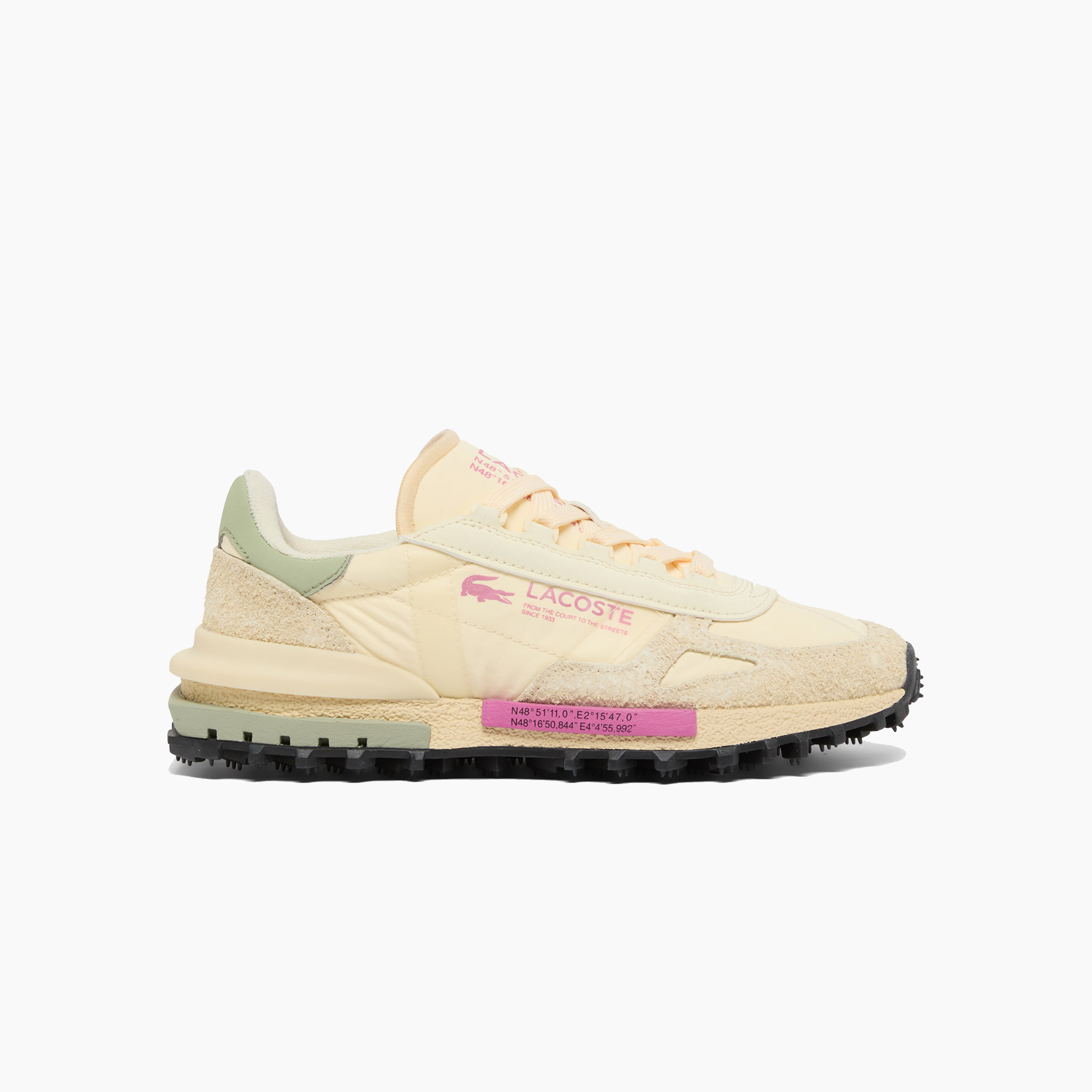 LACOSTE WOMENS ELITE ACTIVE OFF WHITE KHAKI 51SFA0055-AI4