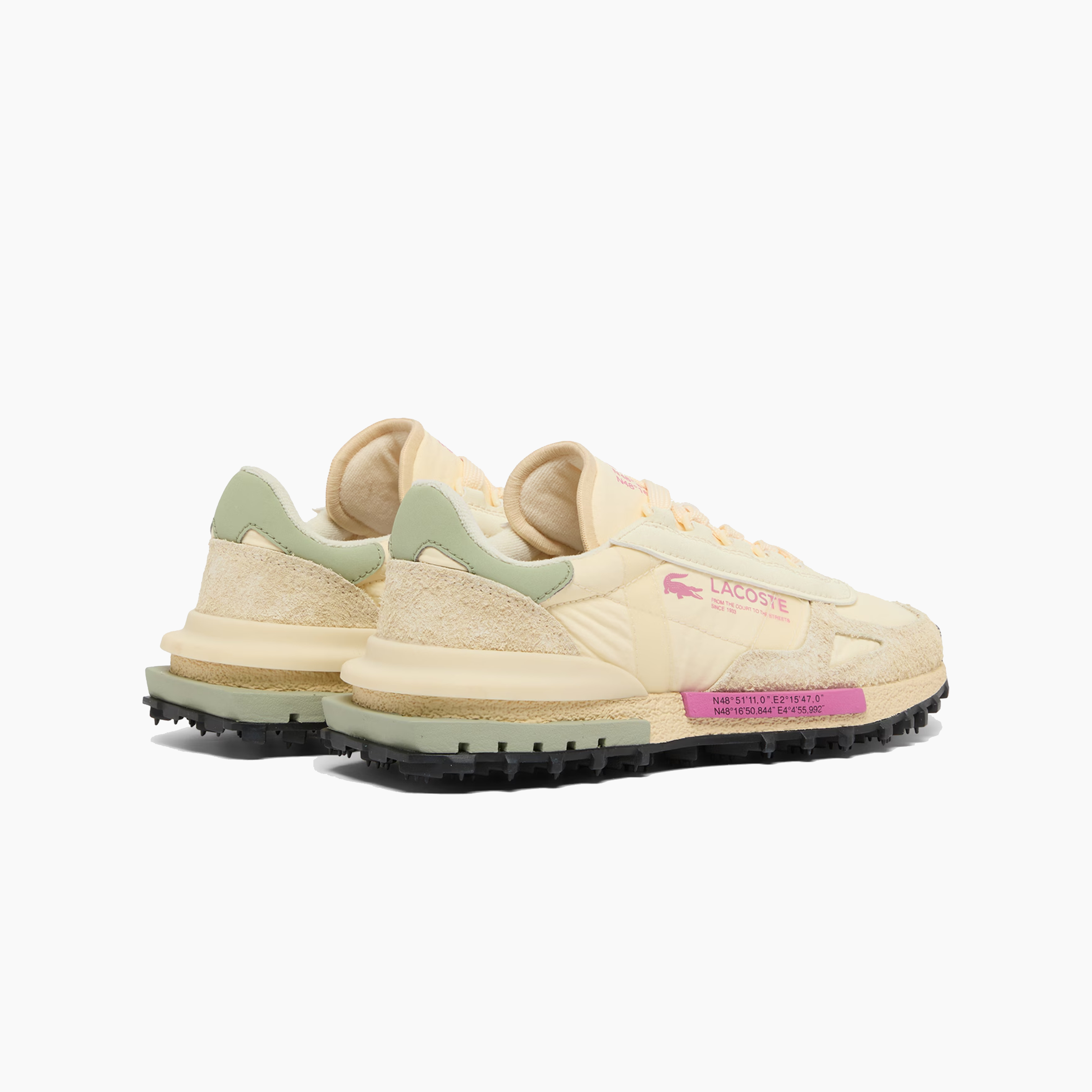 LACOSTE WOMENS ELITE ACTIVE OFF WHITE KHAKI 51SFA0055-AI4