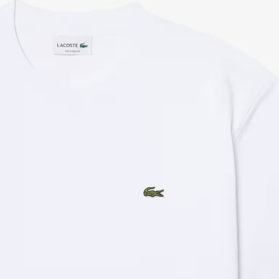 LACOSTE CREWNECK T-SHIRT WHITE TH0876-001
