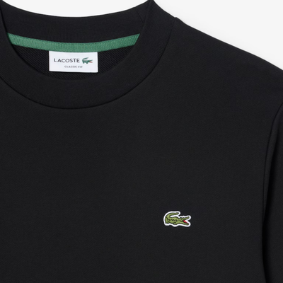 LACOSTE SWEATSHIRT COL ROND BLACK SH9801-031
