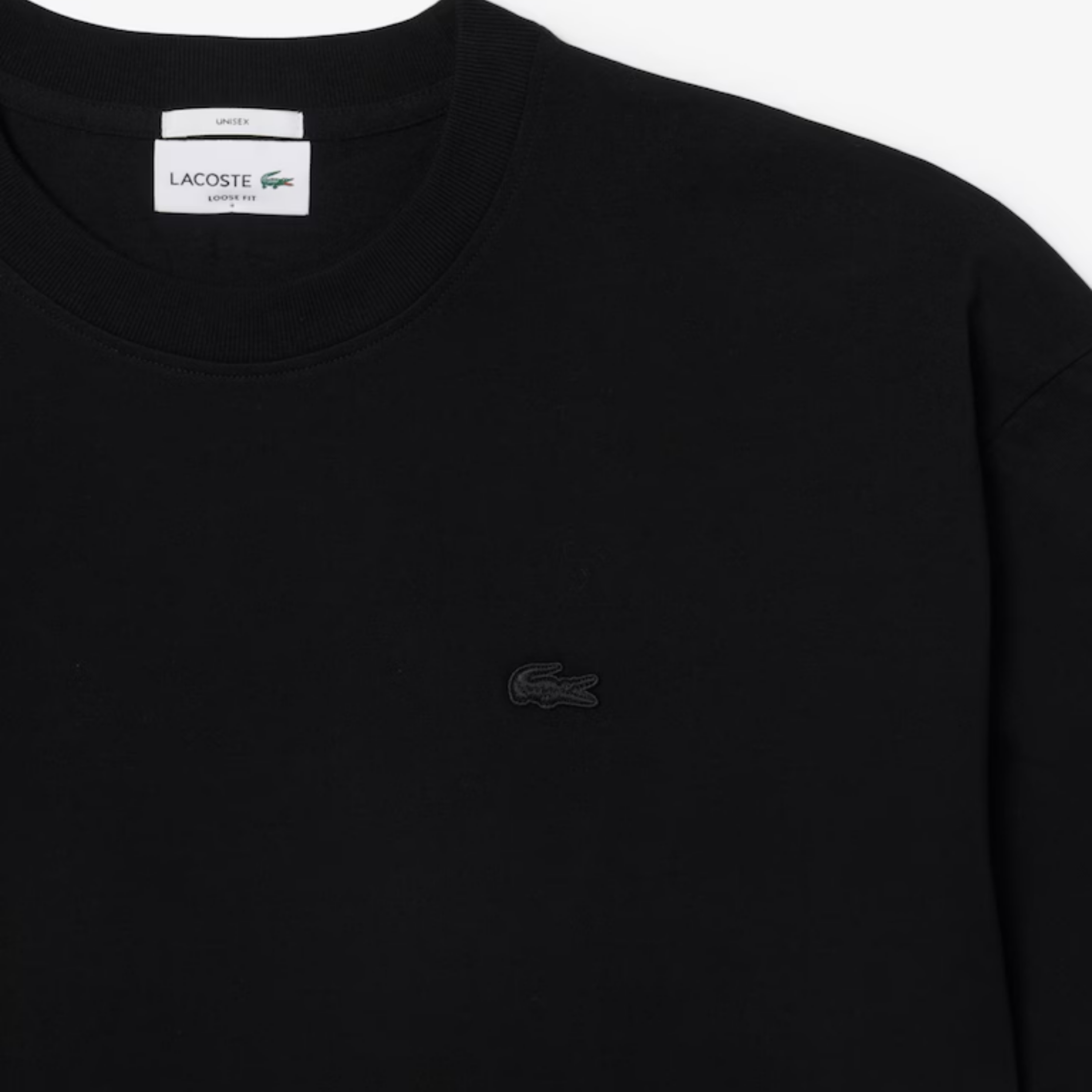 LACOSTE T-SHIRT OVERSIZED BLACK TH9441-031