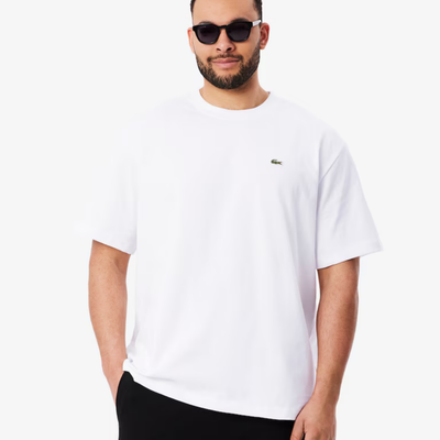LACOSTE CREWNECK T-SHIRT WHITE TH0876-001