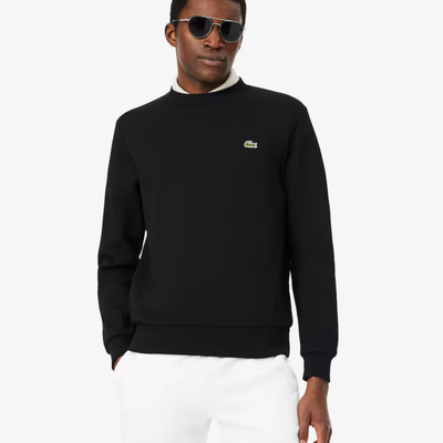 LACOSTE SWEATSHIRT COL ROND BLACK SH9801-031
