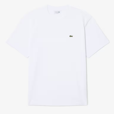 LACOSTE CREWNECK T-SHIRT WHITE TH0876-001