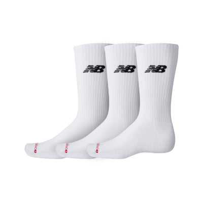 NEW BALANCE EVERYDAY CREW 3 PAIRS WHITE LAS51293_WT