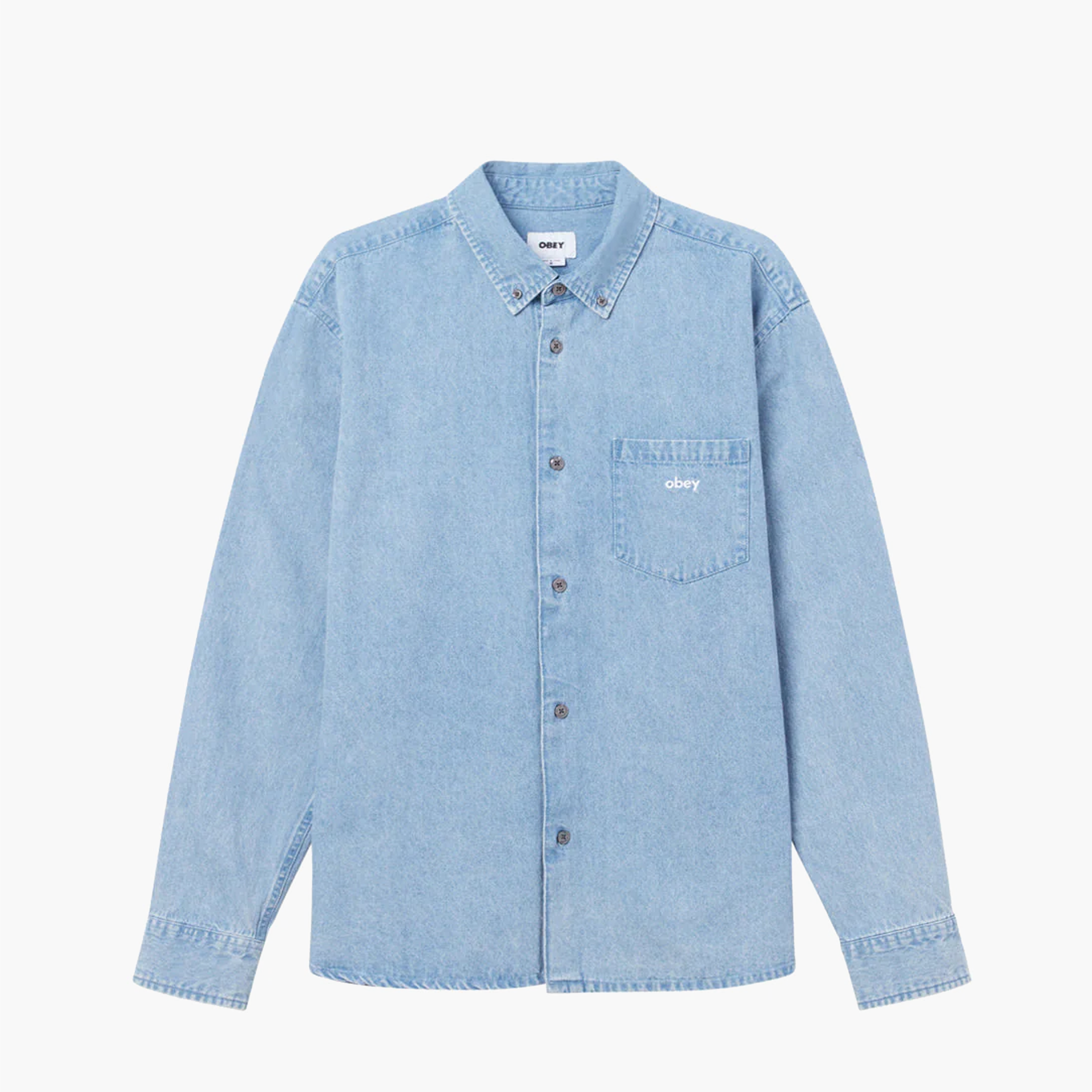 OBEY CLOTHING LOGAN DENIM SHIRT INDIGO 181200410