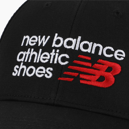 NEW BALANCE 6 PANEL NB ATHLETICS STRUCTURED BLACK  LAH53004BK