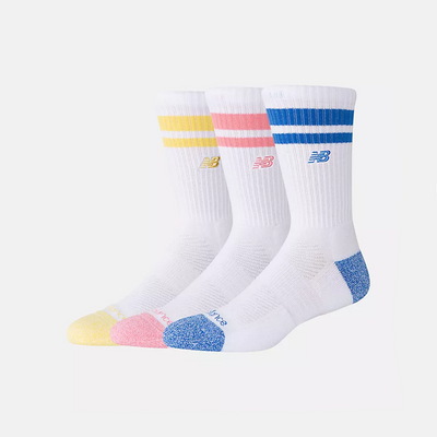 NEW BALANCE ACTIVE STRIPED CREW SOCK LAS35210_AA2