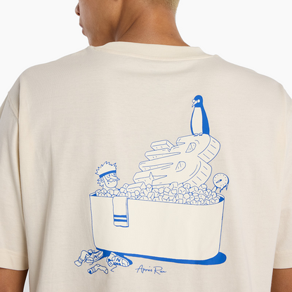 NEW BALANCE COLD TUB TEE SHIRT BEIGE MT53940-LIN