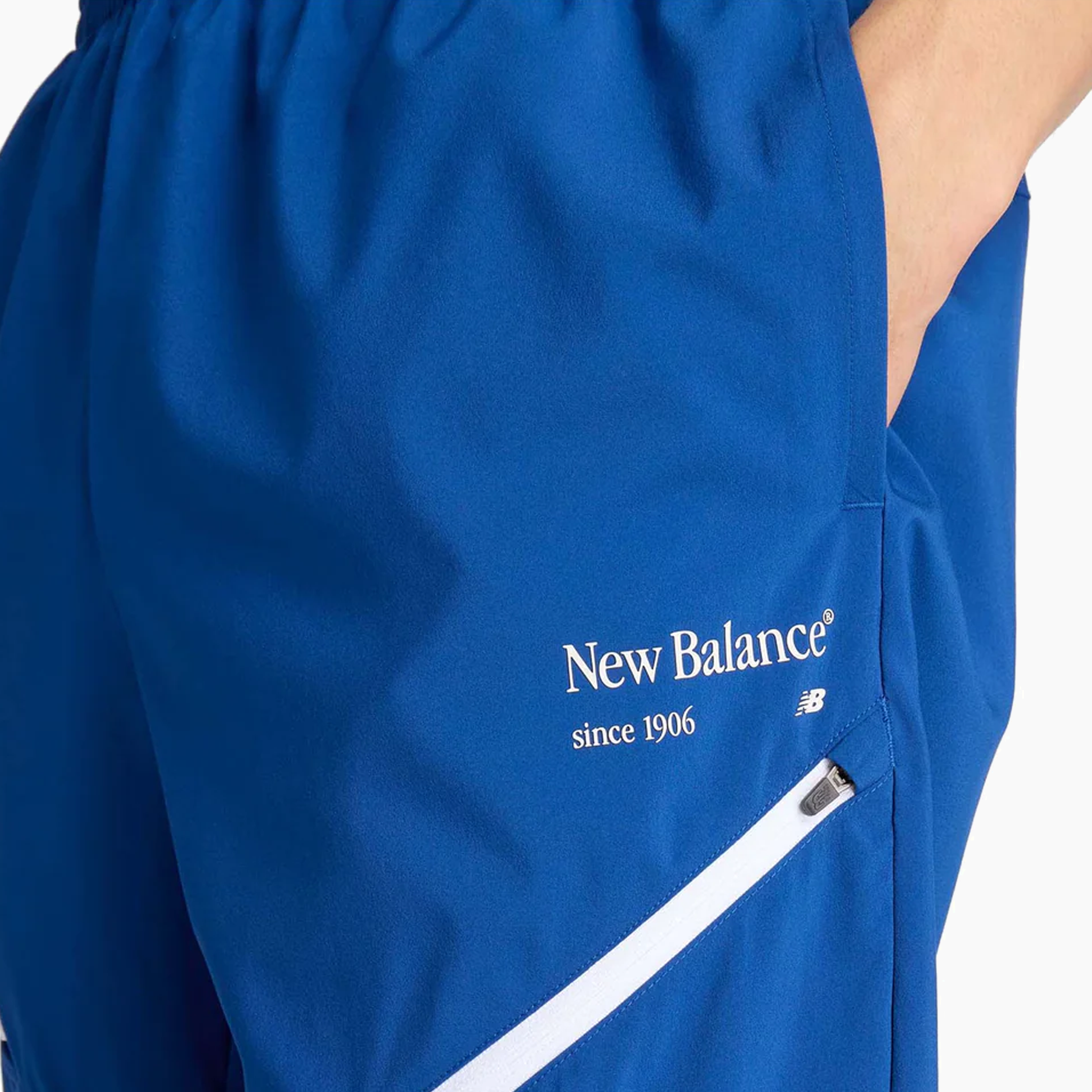 NEW BALANCE REIMAGINED WOVEN JOGGER NAVY MP53507-GAB