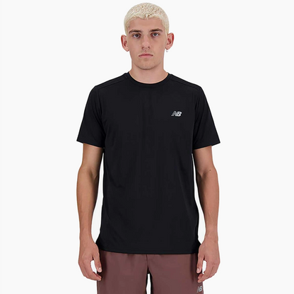 NEW BALANCE T-SHIRT EN COTON ESSENTIEL NOIR MT41509-BK Réussi