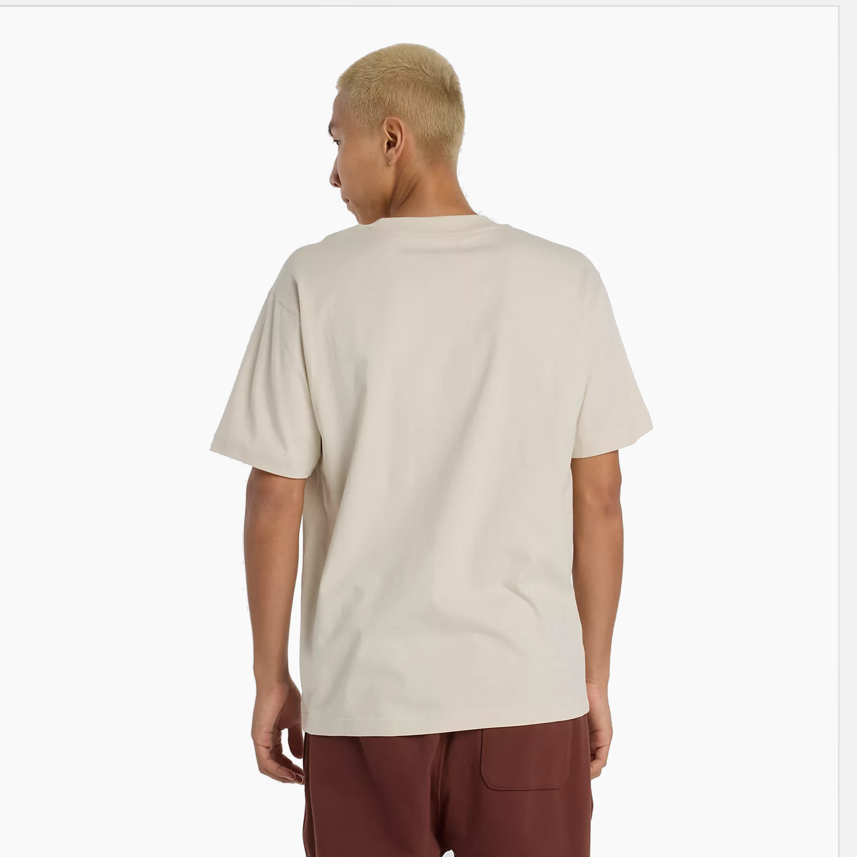 NEW BALANCE SPORT ESSENTIALS TEE SHIRT GREY - MT41509TWF