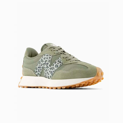 NEW BALANCE 327 GREEN & ANIMAL PRINT - WS327LPB