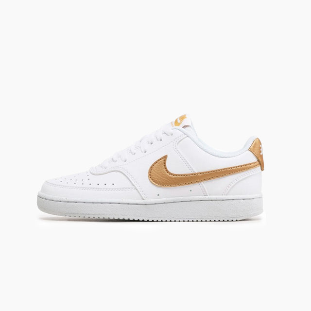 NIKE COURT VISION LOW WHITE & GOLD - DH3158