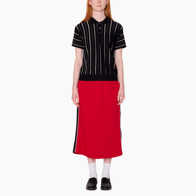 OBEY CLOTHING ARLO STRIPE POLO SWEATER BLACK MULTI 251000138-BKM