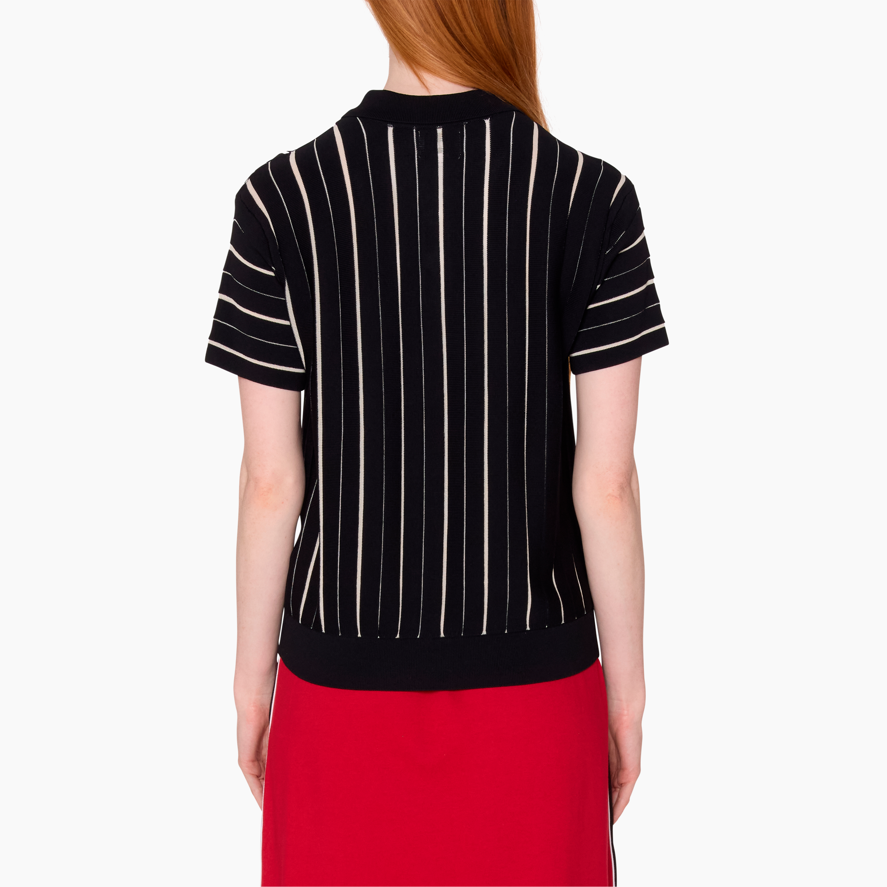 OBEY CLOTHING ARLO STRIPE POLO SWEATER BLACK MULTI 251000138-BKM