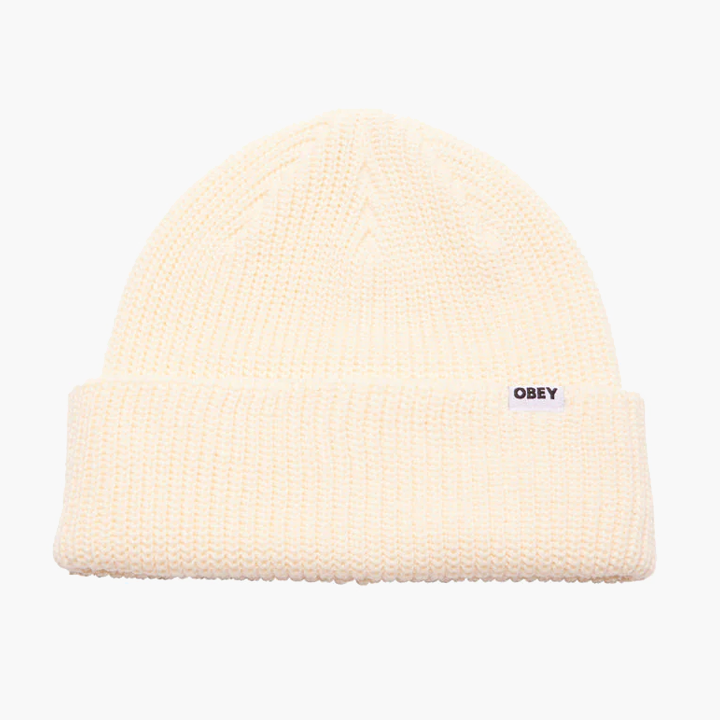 OBEY CLOTHING BOLD ORGANIC BEANIE UNBLEACHED 100030170