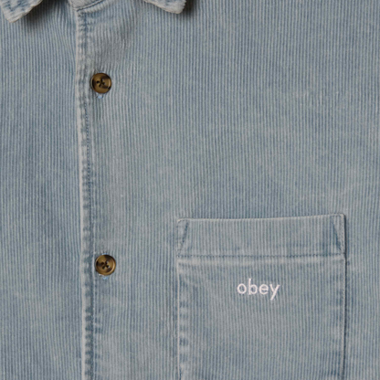 OBEY CLOTHING BUCKEY CORDUROY BLUE FOG FADED 181200411-BFG