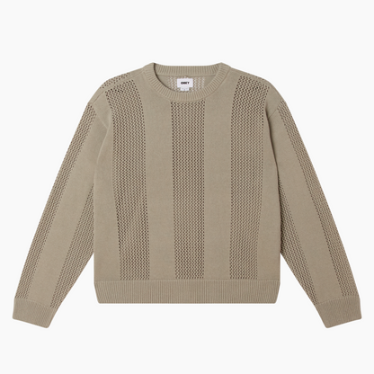 OBEY CLOTHING CROCHET SWEATER LONDON FOG 151000124-LFG