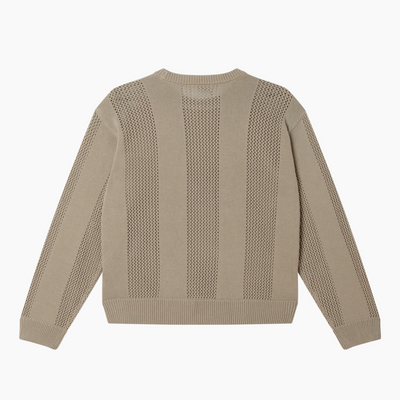 OBEY CLOTHING CROCHET SWEATER LONDON FOG 151000124-LFG