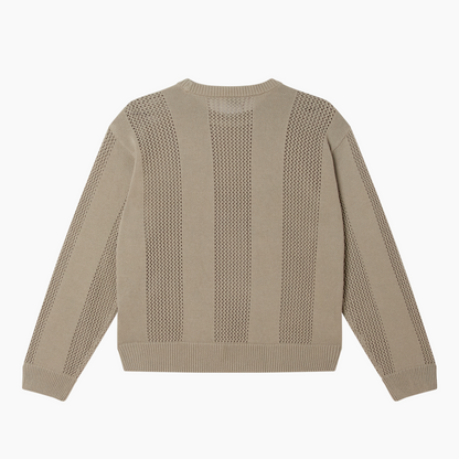 OBEY CLOTHING CROCHET SWEATER LONDON FOG 151000124-LFG