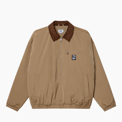 OBEY CLOTHING ELYSIAN JACKET VINTAGE TAN 121800601-VTN