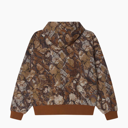 OBEY CLOTHING GLEN ZIP UP JACKET FENCE CAMO MULTI 121800593-FNC