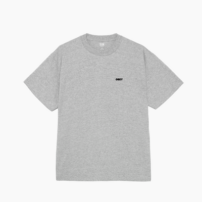 OBEY CLOTHING I WILL CLASSIC T-SHIRT HEATHER GREY 165264349-HEA