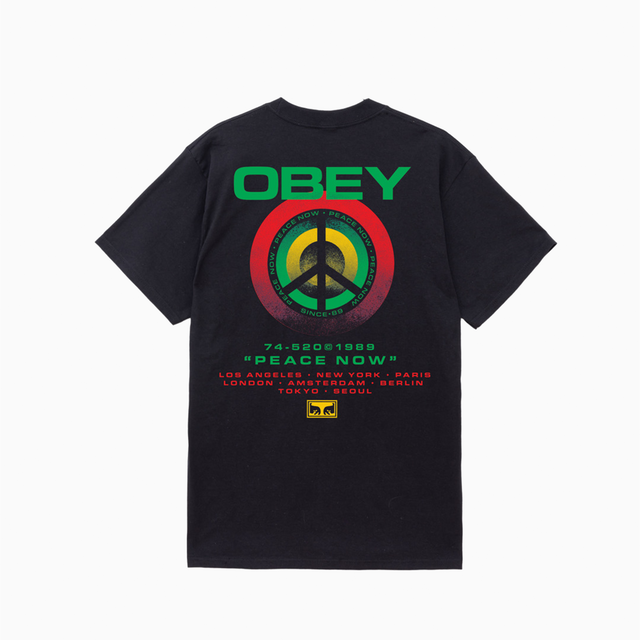 OBEY CLOTHING OBEY PEACE TARGET BLACK - 165264093