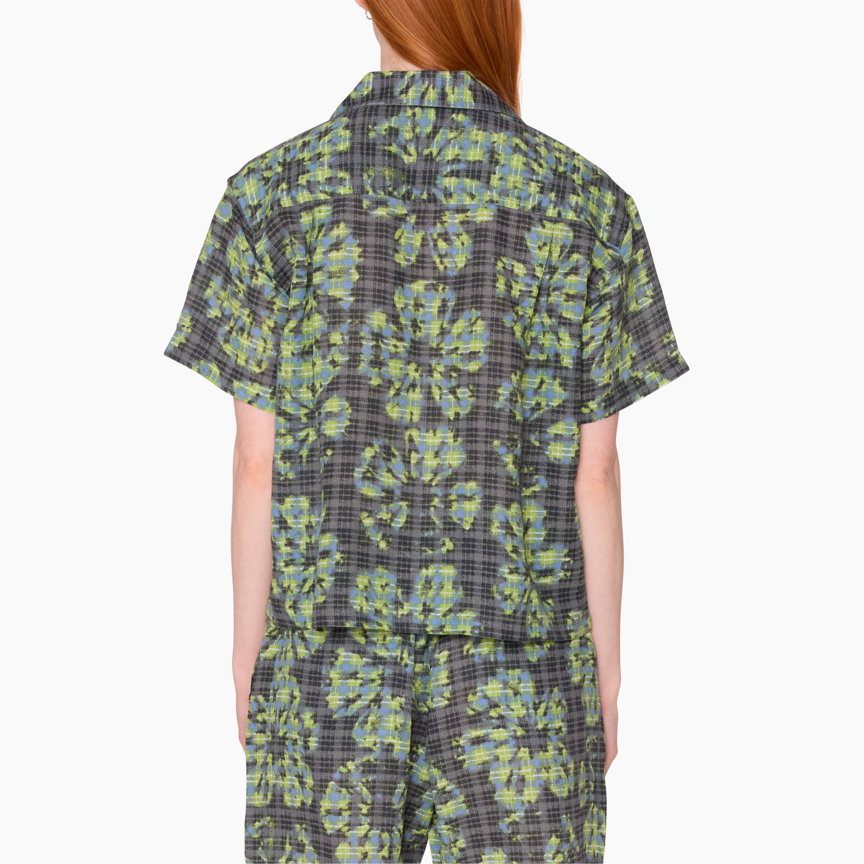 OBEY CLOTHING ODI PLAID SS SHIRT CHARCOAL 281210125-CHA