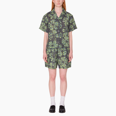 OBEY CLOTHING ODI PLAID SS SHIRT CHARCOAL 281210125-CHA