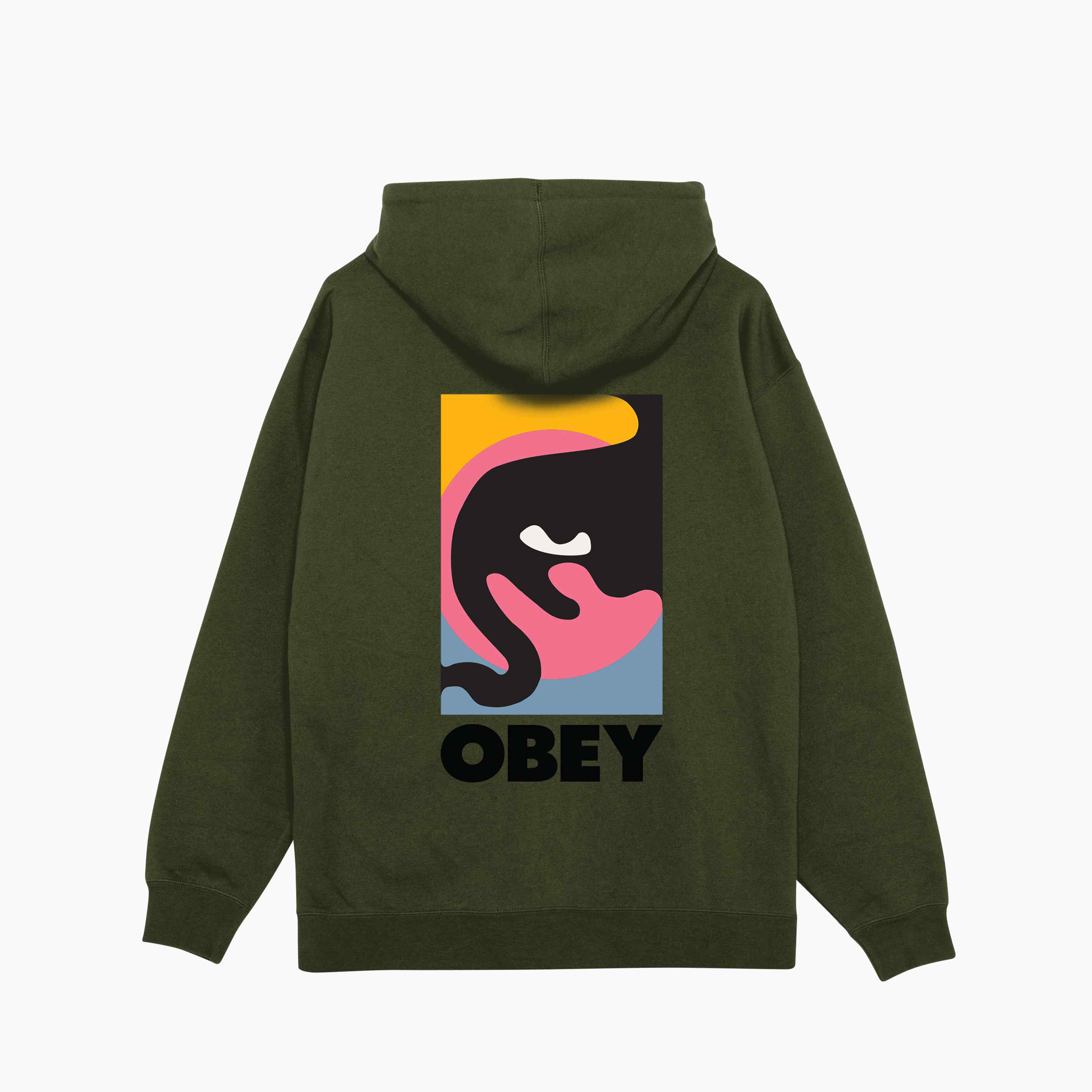 OBEY CLOTHING QUARTER ICON DEEP LICHEN GREEN 112844193-DLN