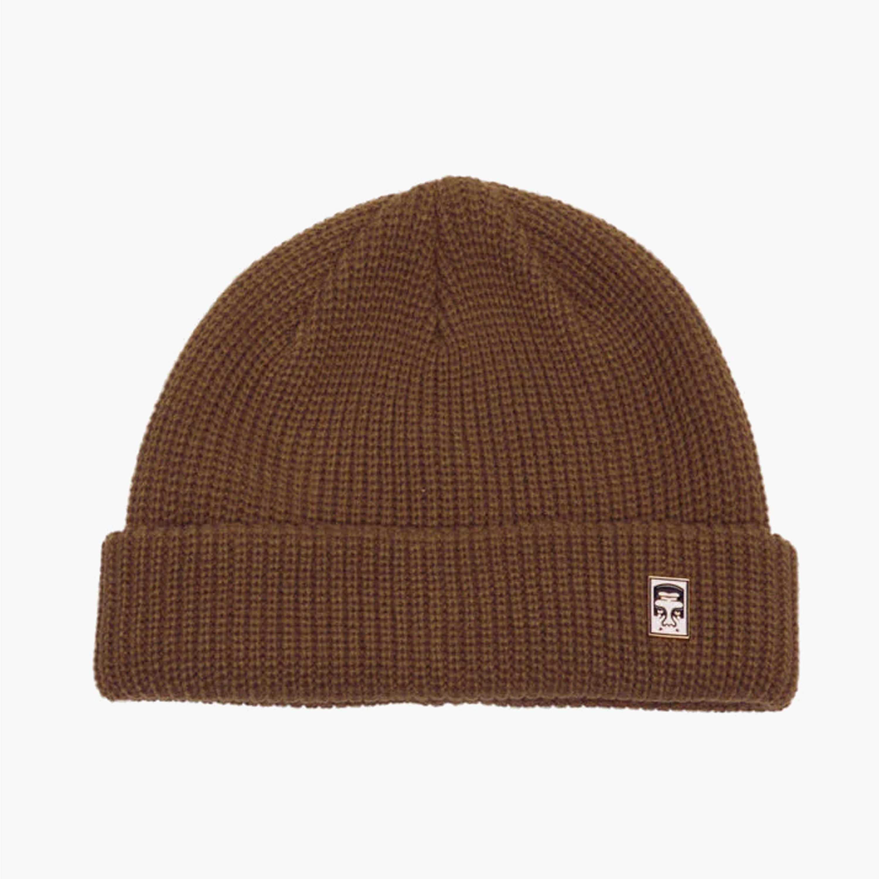 OBEY CLOTHING MICRO BEANIE JAVA BROWN 100030125