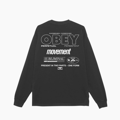 OBEY PIGMENTO DE MOVIMENTO PERSISTENTE VERDADEIRO PRETO 168004207-PTB