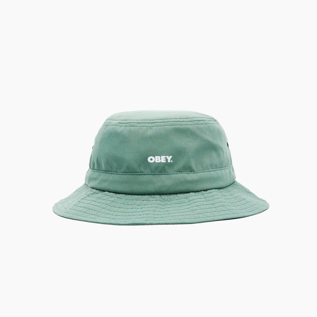 OBEY CLOTHING BOLD BUCKET HAT GREEN & WHITE - 100520061