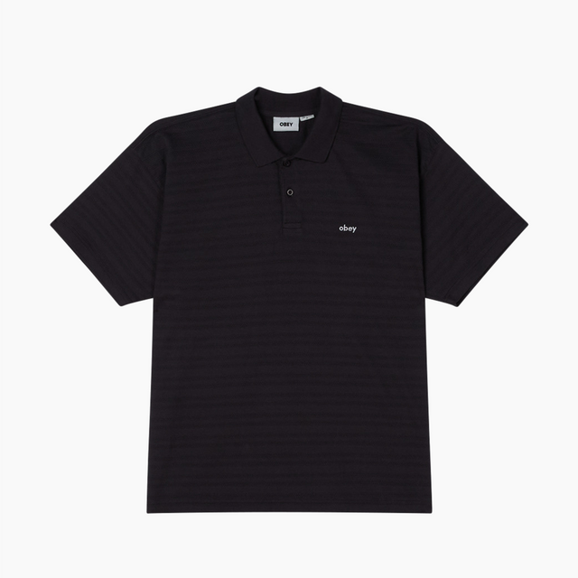 OBEY CLOTHING NASH BIGWIG POLO BLACK 131090093-DIB